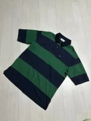 COVERNAT ストライプ ポロTシャツ L