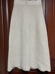 ラメレイ カシミアブレンドスカート