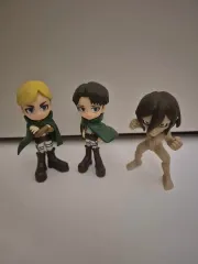 まとめ売り) 進撃の巨人 エルヴィン リヴァイ エレン 巨人 ミニフィギュア