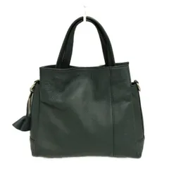 BARCOS(バルコス) ハンドバッグ - ネイビー レザー