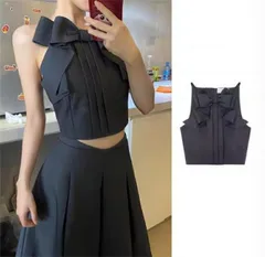 ギャル 蝶ネクタイ ベアトップ (T)