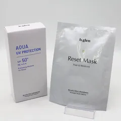 yu.u＊41m様専用　新品未開封 b.glen ビーグレン アクアUVプロテクション 60g / リ・セットマスク セット CR7-10-30-06