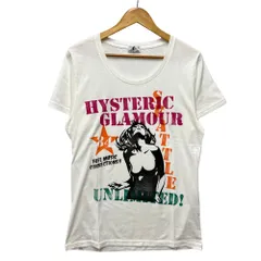 HYSTERIC GLAMOUR ヒステリックグラマー ガールプリント  半袖Ｔシャツ コットン ホワイト サイズフリー 正規品 / 53299