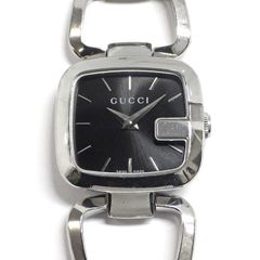 Gucci グッチ GG2570 ミドルウォッチ 142.5 SS ブラック - メルカリ