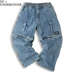 24AW★ GU × UNDERCOVER ジーユー アンダーカバー デニム コンバーチブル ワイド カーゴ パンツ ジーンズ Sz.XL メンズ