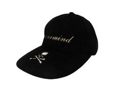 マスターマインド mastermind JAPAN ベロア キャップ VELOUR CAP スカル ロゴ刺繍 ブラック M MJ25E15-CA006-607 ☆AA