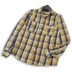 FAT エフエイティー 秋冬★ 長袖 ワーク チェック フランネル シャツ Sz.SKINNY メンズ 日本製