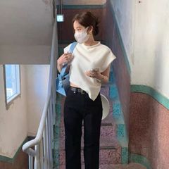 yonfa ヨンファ キックフレアクロップドパンツ - メルカリ