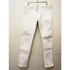 DSQUARED2 ディースクエアード ホワイトデニムパンツ SIZE:48 ●Y2346