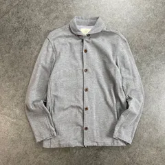 BEAUTY&YOUTH UNITED ARROWS ビューティーアンドユース ユナイテッドアローズ 長袖 ラウンドカラー シャツ チンストラップ コットン 無地 グレー 灰 メンズ L