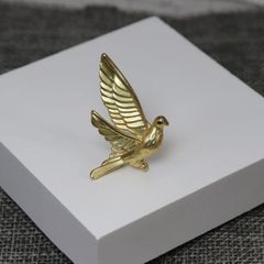 セシルエジャンヌ ラ・コロンブ(鳩) ブローチ ゴールド S (左向き