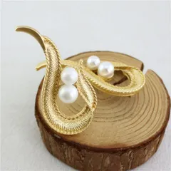 種類1：指定可能（ランダム発送）/10点セット ビンテージデザインパールブローチ (T)