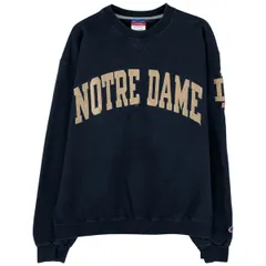 古着 00年代 チャンピオン Champion NOTRE DAME ノートルダム大学 カレッジスウェットシャツ トレーナー メンズL相当/eaa599523