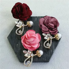 ビンテージデザイン　バラブローチ (T)