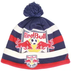 古着 アディダス adidas RED BULL NEW YORK ボーダー柄 ニット帽 ビーニー フリーサイズ相当/gaa006373