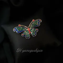 種類1：指定可能（ランダム発送）/ブローチ ビンテージデザイン胡蝶ブローチ (T)