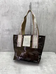 THEATRE PRODUCTS シアタープロダクツ クリアトート セミショルダー バッグ 茶 ■■レディース