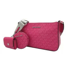 【新品】マイケルコース 35T4STVC1V DRAGONFRUIT (ドラゴンフルーツ) バッグ ショルダーバッグ MICHAEL KORS JET SET TRAVEL MKシグネチャー クロスボディ 斜め掛け アウトレット レディース