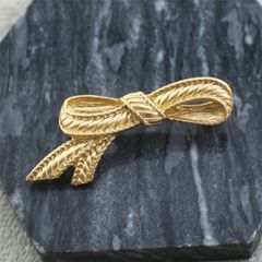 美品 Dior オールド ブローチ ツイスト ノット ブローチ ヴィンテージ