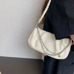 ショルダーバッグ ハンドバッグ チェーン デザイン オシャレ  韓国 ファッション 雑貨 かわいい おしゃれ 北欧 送料無料 [K] (T)