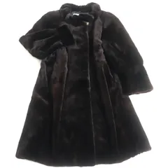 ファーコート　シェアードミンク　ロングコート　フリーサイズ　シンプル　上品 楽天市場】【30%OFFクーポン!】シェアード ミンク ハーフコート