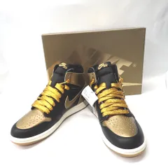 Ft1314061 ナイキ スニーカー ナイキ エアジョーダン1 レトロ ハイ OG ブラック アンド ゴールド DZ5485-071 29.0cm メンズ NIKE 未使用