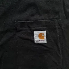 S Carhartt カーハート ポケット Tシャツ ブラック