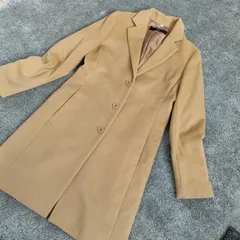 INED　イネド アンゴラ　カシミア　カシミヤ　 チェスターコート  【サイズ】  11サイズ　キャメル　ロングコート　レディース　中古　古着