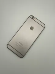 バッテリー新品交換済み 100％ au iPhone6 16GB スペースグレイ 黒