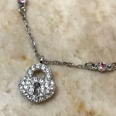 SWAROVSKI スワロフスキー 南京錠 キー ブレスレット