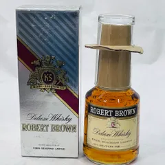【未成年の飲酒は法律で禁じられています】キリンシーグラム ロバートブラウン ４３度 ７６０ml （オールドボトル）グラス1個付きのサムネイル