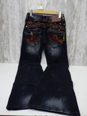 RIOBERA ジーンズ リオベラ レディース デニム フレア パンツ 24 中古品