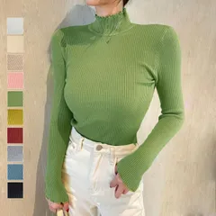 ニットセーター レディース 長袖 色ニットセーター レディース 長袖 色(T)