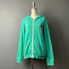 LACOSTE Hoodie ラコステ スウェット パーカー フーディー フルジップ ジャケット ワニ刺繍 ハート レディース 40 SF942E