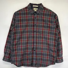 古着 エルエルビーン L.L.Bean 長袖シャツ ボタンダウンシャツ チェック柄 胸ポケット アウトドア L マルチカラー メンズ