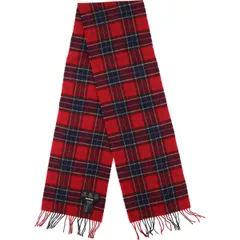 古着 バブアー Barbour タータンチェック ウールマフラー 英国製/gaa006358