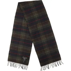 古着 バブアー Barbour チェック柄 ウールマフラー 英国製/gaa006353