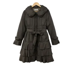 【極美品】ギャラリービスコンティ 黒 Aライン ダウン ゆったり 3 レース 極美品】ギャラリービスコンティ 黒 Aライン ダウン ゆったり 3 レース