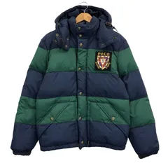 ポロ ラルフローレン ボーダー柄 ダウンジャケット【AFF22】