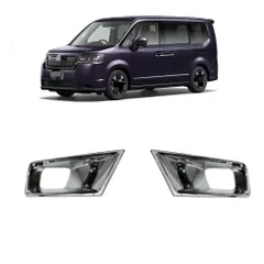 【送料無料】本田23年モデルSTEPWGN SPADA専用 前バンパー用フォグランプ装飾メッキフレーム ABS素材?高級感溢れる仕上がりZX07今だけ特価