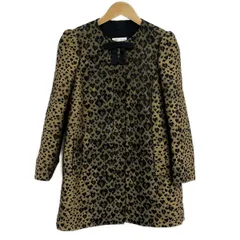【タグ付】Red Valentino コート ヒョウ ジャカード ベージュ L タグ付】Red Valentino コート ヒョウ ジャカード ベージュ L