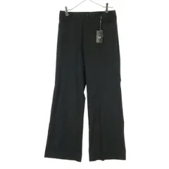 未使用 23ku 23区 ウール混 スラックスパンツ 38 ブラック レディース 古着