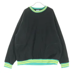 DISCUS ATHLETIC ディスカスアスレチック 長袖 プルオーバー フリースジャケット L ブラック メンズ 古着