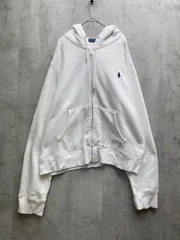POLO RALPH LAUREN ポロ ラルフローレン ジップアップ パーカー sizeXL/白 ◆■レディース