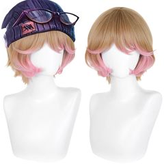 [신품 미사용] 제 5 인격 기계 기사 BL-K 코스프레 가발 그물 첨부 cosplay 트레이시? 레즈닉 Wig 내열 가발 카츠라 가장 코스프레 소