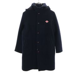 DANTON ダントン ウールモッサコート アウター ネイビー 34 XS相当