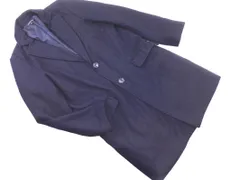 URBAN RESEARCH アーバンリサーチ ウール混 チェスター コート size38/紺 ◇■ レディース