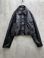 ZARA ザラ フェイクレザー ライダース ジャケット sizeL/ブラック ◆■レディース