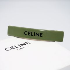 CELINE セリーヌ ラージ ヘアクロー アセテート バレッタ ヘアクリップ