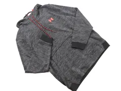UNDER ARMOUR アンダーアーマー 裏起毛 ワンポイント プルオーバー パーカー sizeSM/黒 ◇■ メンズ